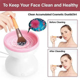 Electric Makeup Brush Cleaner Machine Gentle And Efficient Cleaning Usb Powered Electric Scrubber Makeup Supply