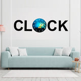 3d Wooden Alphabetic Clock