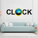 3d Wooden Alphabetic Clock