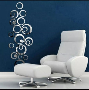 Mirror 3d Wall Stickers