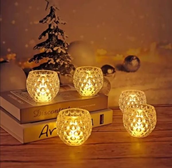 Crystal Tealight Candle Holder